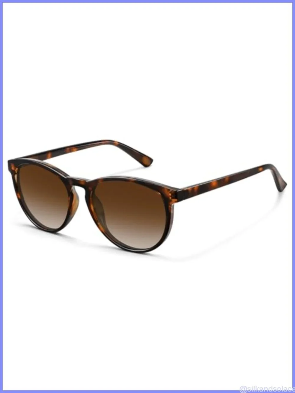 Round Polarized Sunglasses Retro Vintage Full Frame UV400 Unisex Adult